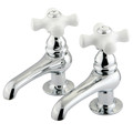 Kingston Brass Restoration Basin Tap Faucet, Polished Chrome KS3201PX